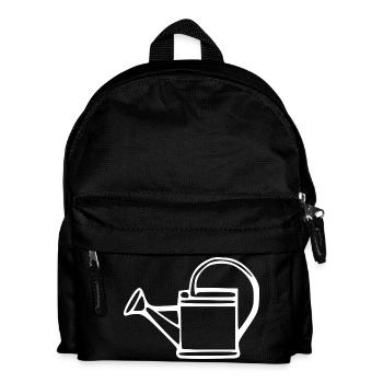 Watering Can Garden Gardener Gift - Kids' Backpack - black - Front