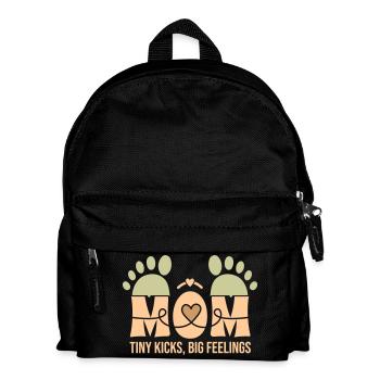 Tiny Kicks, Big Feelings – A Mother's Bond - Kids' Backpack - black - Front