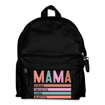 Mama Strong Protective Loved - Kids' Backpack - black - Front