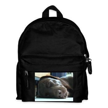 Mein Labrador - Kinder Rucksack - Schwarz - Vorne