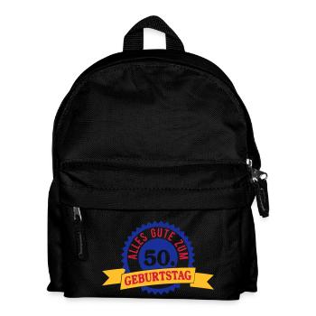 Happy 50th Birthday - Kids' Backpack - black - Front