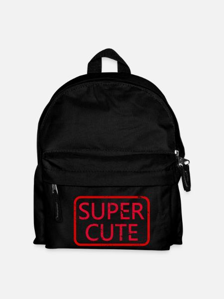 Super Cute - Kinder Rucksack - Schwarz