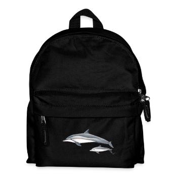 Dolphin acrobat - Long-beaked dolphin - Dauphin - Kids' Backpack - black - Front