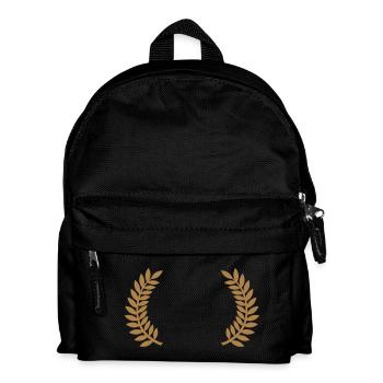 Laurel wreath honouring - Kids' Backpack - black - Front