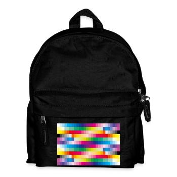Farben - Kinder Rucksack - Schwarz - Vorne