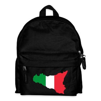 Sicily classic colors - Kids' Backpack - black - Front