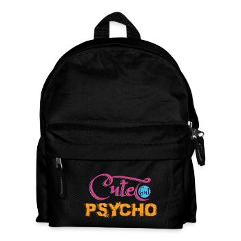 cute - Kinder Rucksack - Schwarz - Vorne