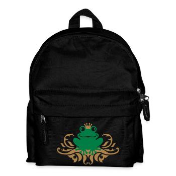 Frog - King - Figure - Kids' Backpack - black - Front