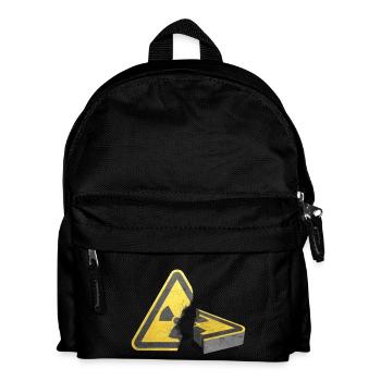 Atomausstieg! Atomkraft nein danke! - Kinder Rucksack - Schwarz - Vorne