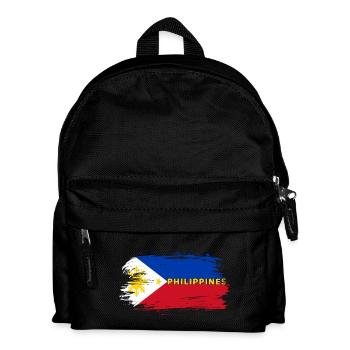 Philippines Drapeau / Cadeau Manille Filipino - Sac à dos Enfant - noir - Devant