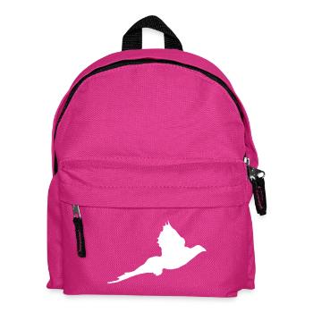 "Fasan" T-Shirt anpassbar mit Ihrem Text - Kinder Rucksack - Fuchsia - Vorne