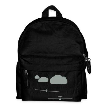Team of 2 clouds road - Kids' Backpack - black - Front
