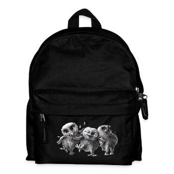 three happy owls - Kids' Backpack - black - Front