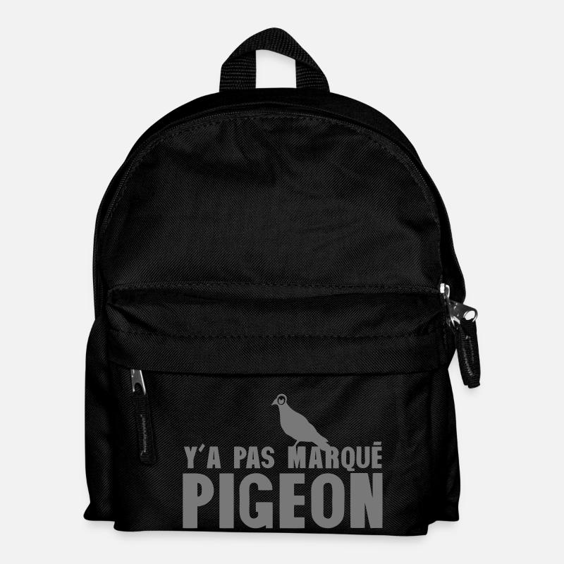 y a pas marque pigeon - Sac à dos Enfant - noir