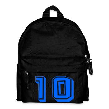 10 ANS. 10e ANNIVERSAIRE. ANNIVERSAIRE 10 ANS. 10 - Sac à dos Enfant - noir - Devant