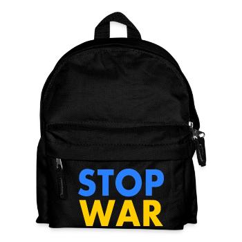 Stop war - Kids' Backpack - black - Front