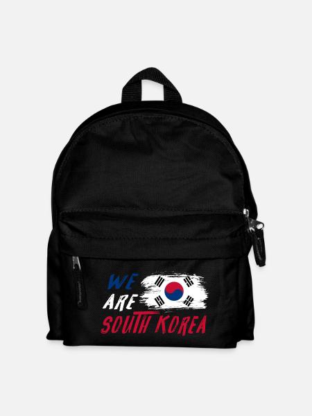 Wir sind Südkorea - Kinder Rucksack - Schwarz