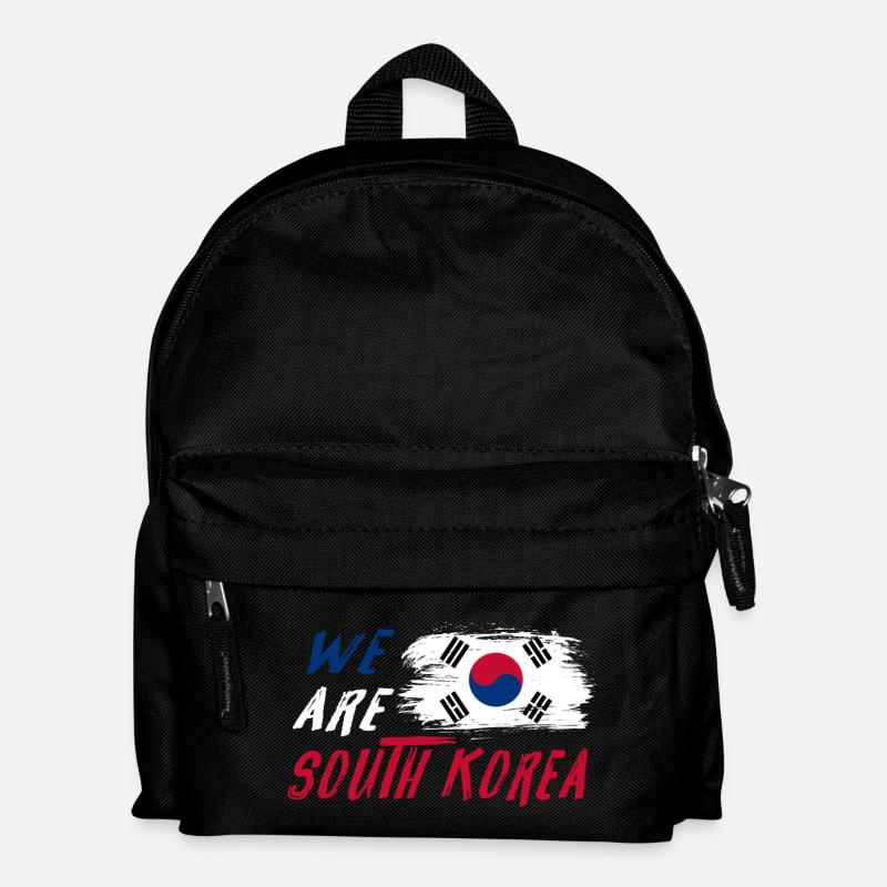 Wir sind Südkorea - Kinder Rucksack - Schwarz