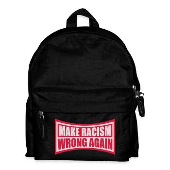 make racism wrong again - Kids' Backpack - black - Front