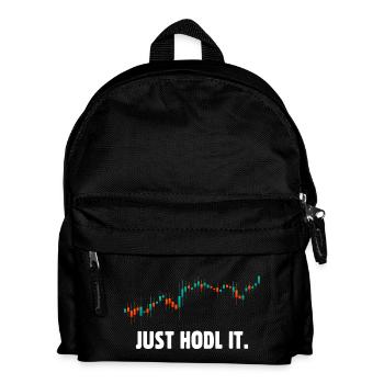 Just hold it bitcoin - Sac à dos Enfant - noir - Devant