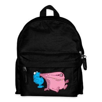Monstre aspirateur d'énergie - Sac à dos Enfant - noir - Devant