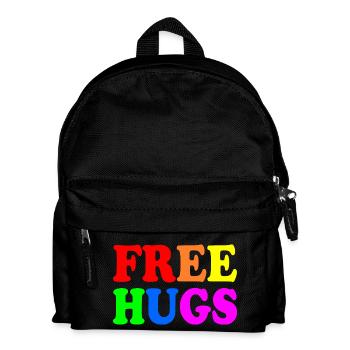 Free hugs - Kinder Rucksack - Schwarz - Vorne