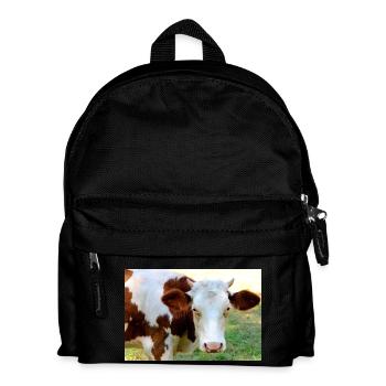 Cow Poster - Kids' Backpack - black - Front