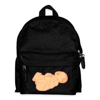 Nouveau-né, teint clair - Sac à dos Enfant - noir - Devant