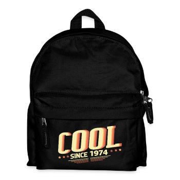 Cool seit 1974 - Kinder Rucksack - Schwarz - Vorne