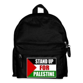 stand up for palestine - Kids' Backpack - black - Front