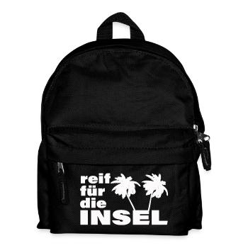 PRÊT POUR L’ÎLE - Sac à dos Enfant - noir - Devant
