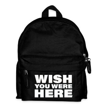 WISH YOU WERE HERE - Kids' Backpack - black - Front