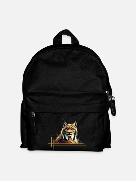 Magnificent lynx – The silent hunter of the forest - Kids' Backpack - black