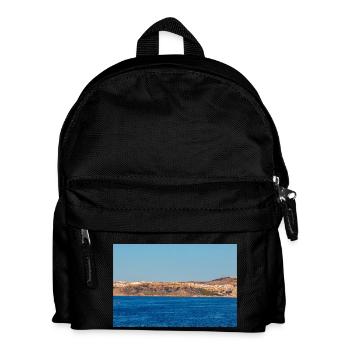 Gozo (Għawdex) Île de Mġarr Għajnsielem ville de Malte - Sac à dos Enfant - noir - Devant
