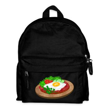 Strammer Max - Kinder Rucksack - Schwarz - Vorne