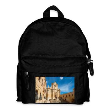 Gozo Kathedrale der Himmelfahrt Malta - Kinder Rucksack - Schwarz - Vorne
