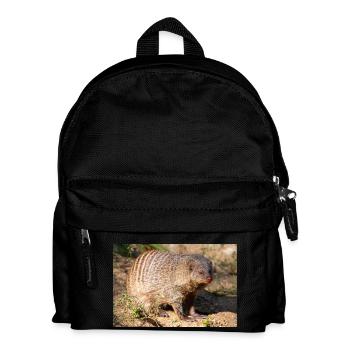 Mangouste baguée ou mangouste zébrée Zebramanguste - Sac à dos Enfant - noir - Devant