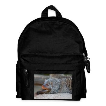 Mangouste baguée ou mangouste zébrée Zebramanguste - Sac à dos Enfant - noir - Devant