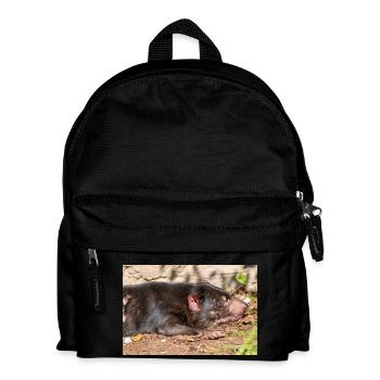 Tasmanischer Teufel (auf Deutsch Beutelteufel) - Kinder Rucksack - Schwarz - Vorne