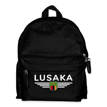 Lusaka T-Shirt für Sambia Fans - Kinder Rucksack - Schwarz - Vorne