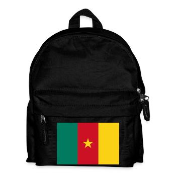Kamerun - Kinder Rucksack - Schwarz - Vorne