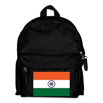 Indien - Kinder Rucksack - Schwarz - Vorne