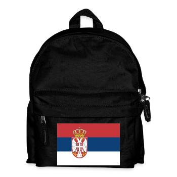 Serbie - Sac à dos Enfant - noir - Devant