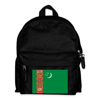 Turkmenistan - Kids' Backpack - black - Front