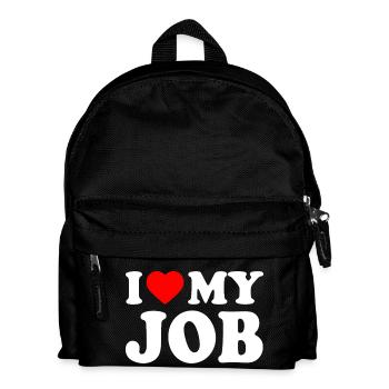 I love my job - Kinder Rucksack - Schwarz - Vorne
