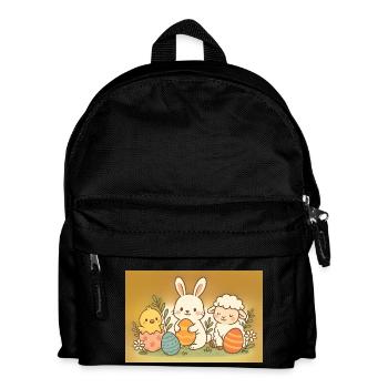 Ostern - Kinder Rucksack - Schwarz - Vorne
