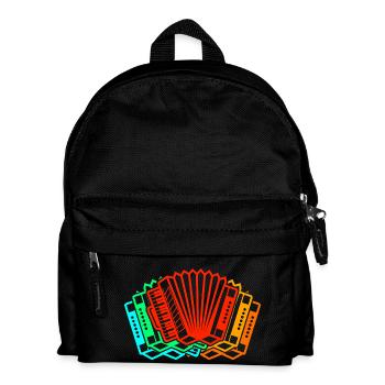 Accordion Player Accordion - Kids' Backpack - black - Front