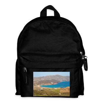 Paralia Ftelias Beach Mykonos Island South Aegean - Kids' Backpack - black - Front