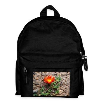 hängende Eisblume winterharte Eisblume rosa Karpfen - Kinder Rucksack - Schwarz - Vorne