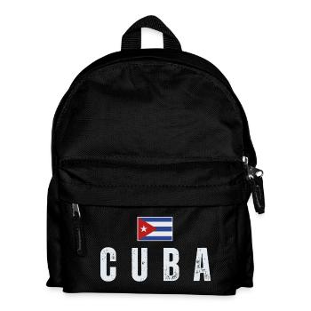 Kubanische Flagge, ich liebe Kuba - Kinder Rucksack - Schwarz - Vorne